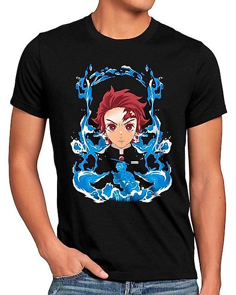 style3 T-Shirt Calm As Water demon slayer anime japan manga cosplay günstig online kaufen