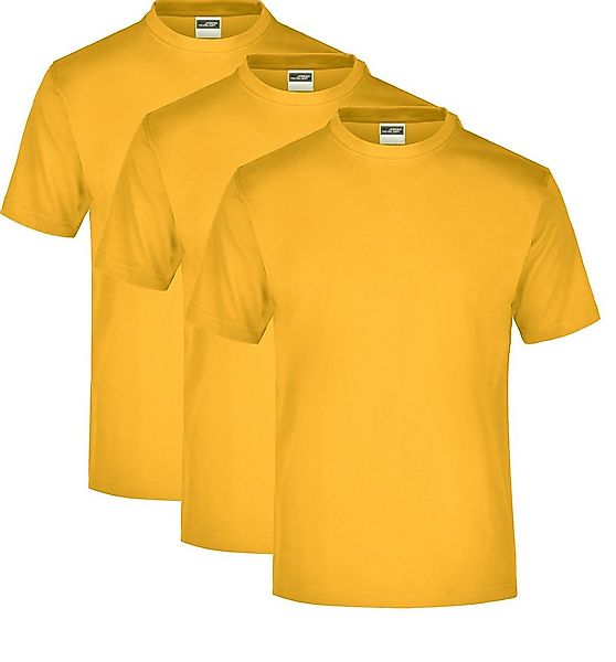 James & Nicholson T-Shirt 3er Pack Klassisches Herren Baumwoll-T-Shirt aus günstig online kaufen