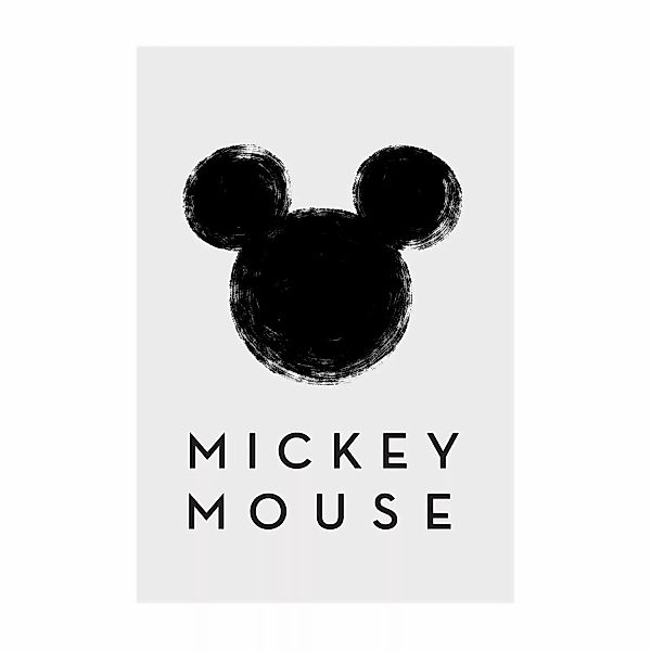 Komar Wandbild Mickey Mouse Silhouette 50 cm x 70 cm günstig online kaufen