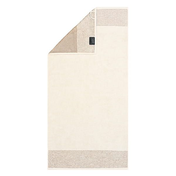 Cawö Handtücher Luxury Home Two-Tone 590 - Farbe: natur - 36 - Seiflappen 3 günstig online kaufen