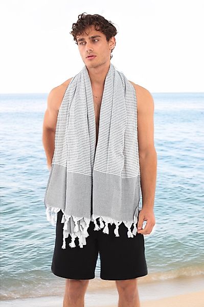 herémood Hamamtuch Luxuriöses Saunatuch, großes Strandtuch, günstig online kaufen