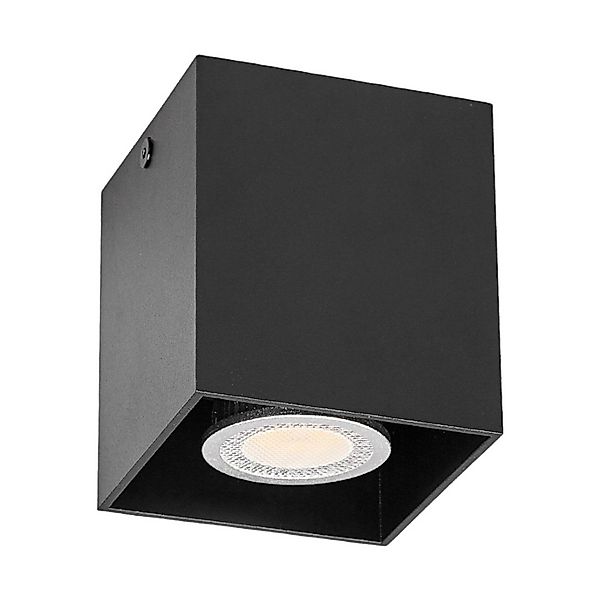 Arcchio Deckenlampe Carson 9620709 Modern in Schwarz aus Aluminium 1-flammi günstig online kaufen