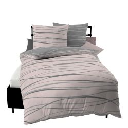 Kaeppel Wendebettwäsche "Motion" 2 Stk. tlg. Mit feinen Wellenlinien günstig online kaufen