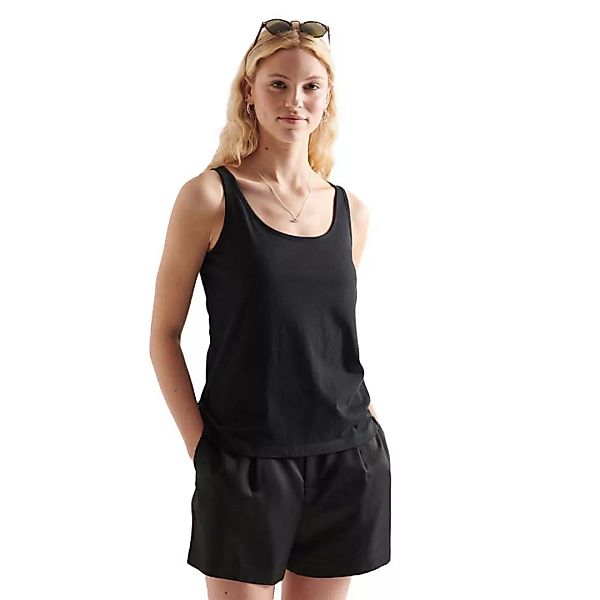 Superdry Lightweight Essential Ärmelloses T-shirt L Black günstig online kaufen