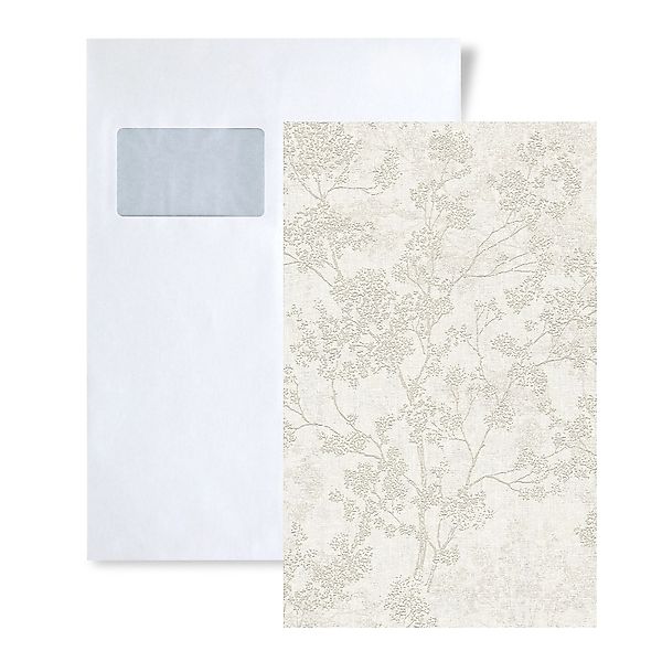 PROFHOME 1 MUSTERSTÜCK S-373972-GU DIN A4 MUSTER der Floral Tapete günstig online kaufen