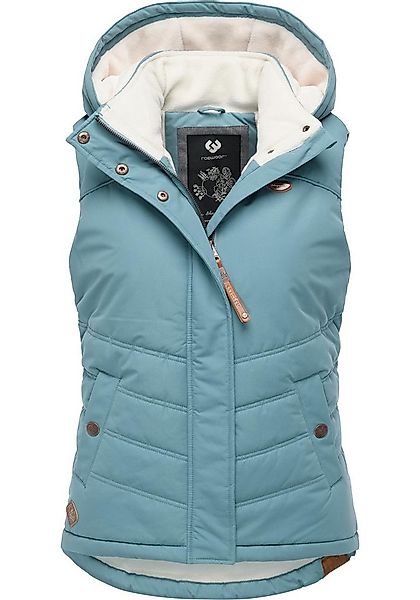 Ragwear Steppweste Hesty Wasserdichte Outdoor-Weste mit abnehmbarer Kapuze günstig online kaufen