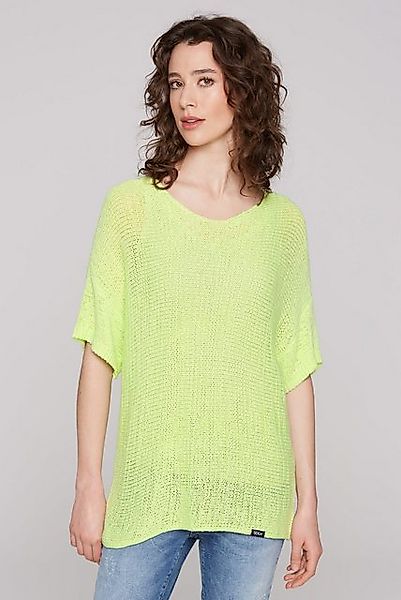 SOCCX Rundhalspullover in schönen waagerechtem Strickmuster günstig online kaufen
