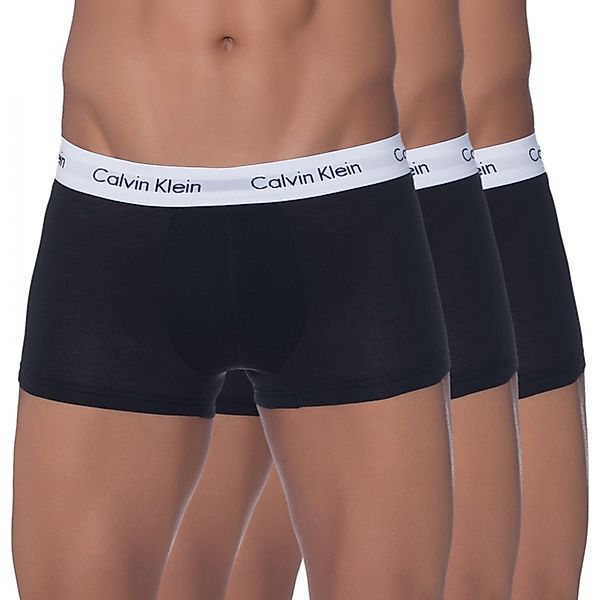 Calvin Klein 3-er Set Low Rise Trunks Schwarz günstig online kaufen
