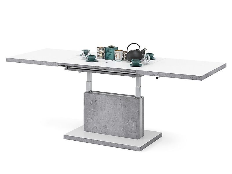 Mazzoni Couchtisch Aston Weiß Matt / günstig online kaufen