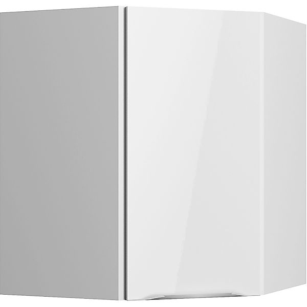 Optifit Küchen-Eckoberschrank Arvid986 60/60 cm x 70,4 cm x 34,9 cm Weiß günstig online kaufen