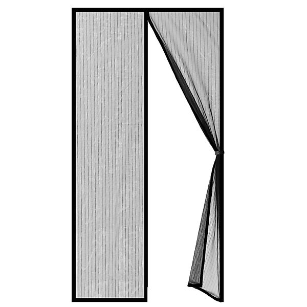 KARAT Fliegengitter Sam Gestreift Klebemontage Klettverschluss 80 x 200 cm günstig online kaufen