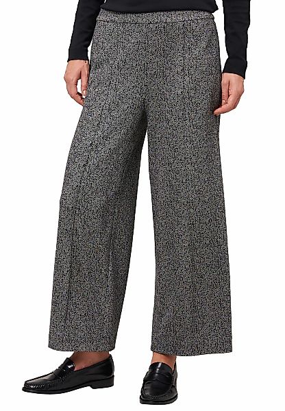 Zero Stoffhose "Damen Jacquard-Hose weites Bein 26 Inch" Plain/ohne Details günstig online kaufen