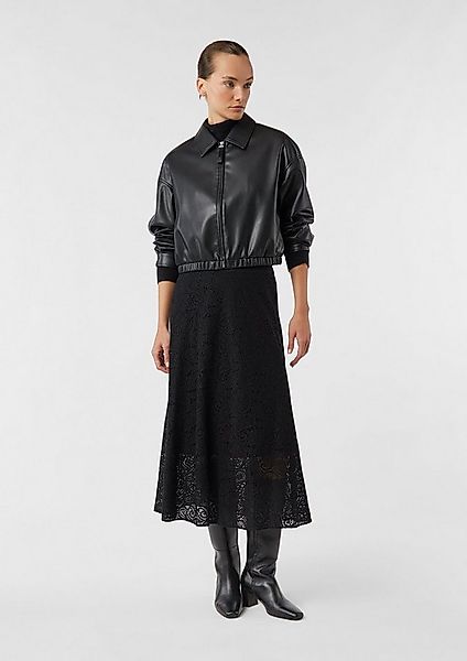 comma Maxirock Rock Langer Spitzenrock mit leichtem Futter günstig online kaufen