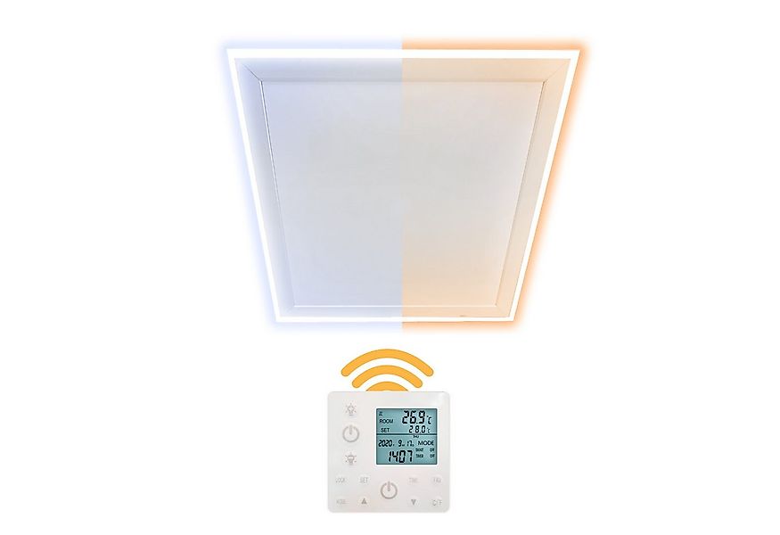 Heidenfeld Infrarotheizung 390 - 800 W Decken Elektroheizung HF-HP500 - 10 günstig online kaufen