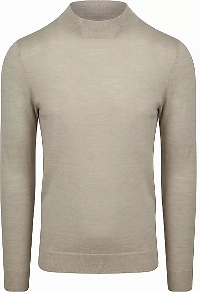 Profuomo Turtleneck Merino Pullover Ecru - Größe M günstig online kaufen