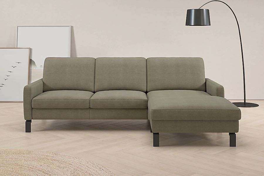 Home affaire Ecksofa inkl. saugroboterfreundliche Höhe & schmale Armlehnen günstig online kaufen