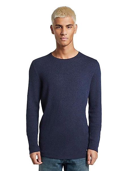 TOM TAILOR Denim Strickpullover mit dezenter günstig online kaufen