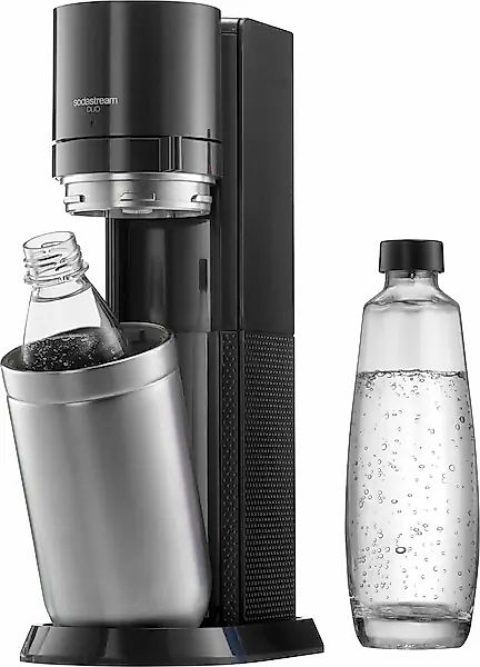 SodaStream Wassersprudler »DUO« Umsteiger,+Glasflasche,Kunststoffflasche, K günstig online kaufen