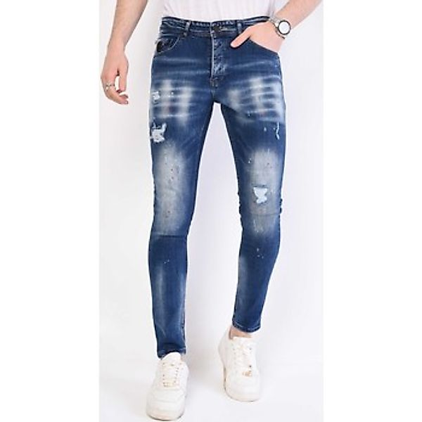 Local Fanatic  Slim Fit Jeans Slim Destroyed Jeans Stretch günstig online kaufen