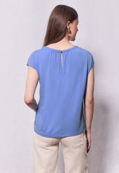 STREET ONE T-Shirt aus elastischem Materialmix günstig online kaufen