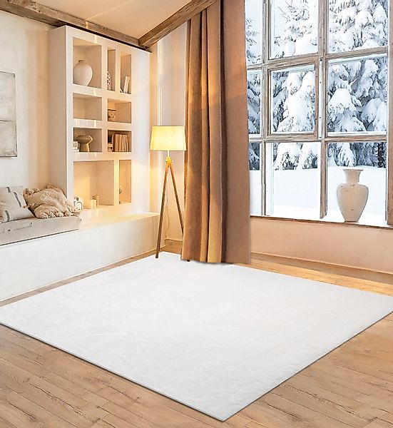 my home Fellteppich »Guidel«, rechteckig, 30 mm Höhe, Kunstfell, Kuscheltep günstig online kaufen