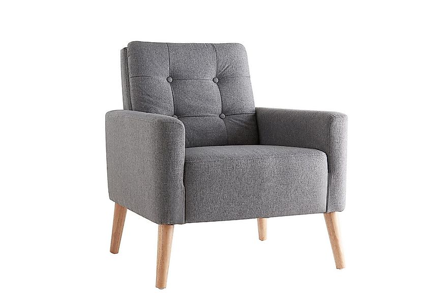 Mondeer Sessel Einzelsessel, mit Massivholz Rahmen und Füßen, Einem Schwamm günstig online kaufen