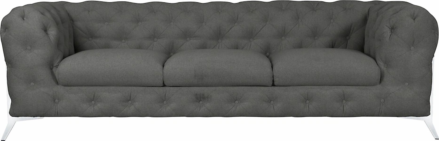 Home affaire Chesterfield-Sofa "Amaury" aufwändige Knopfheftung, moderne Ch günstig online kaufen