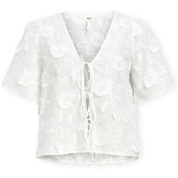 Object  Blusen Top Mini - White günstig online kaufen