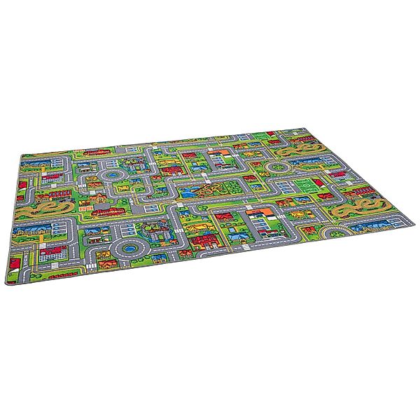 Snapstyle Kinder Spiel Teppich Abenteuerland Bunt Bunt 100x300cm günstig online kaufen