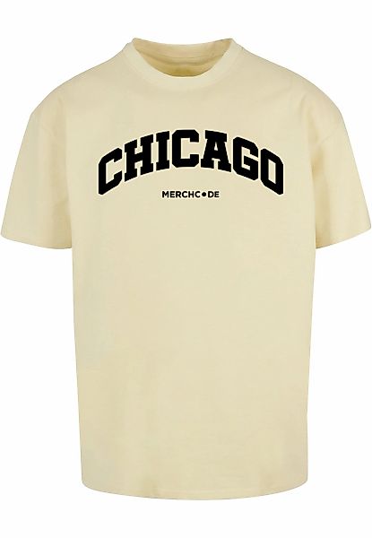 Merchcode T-Shirt "Merchcode Herren Chicago Wording - Heavy Oversize Tee", günstig online kaufen