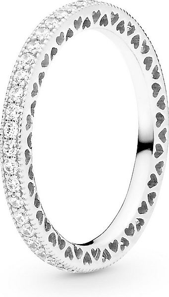 Pandora Fingerring Pandora Sparkle & Hearts Ring 190963CZ Damenring günstig online kaufen