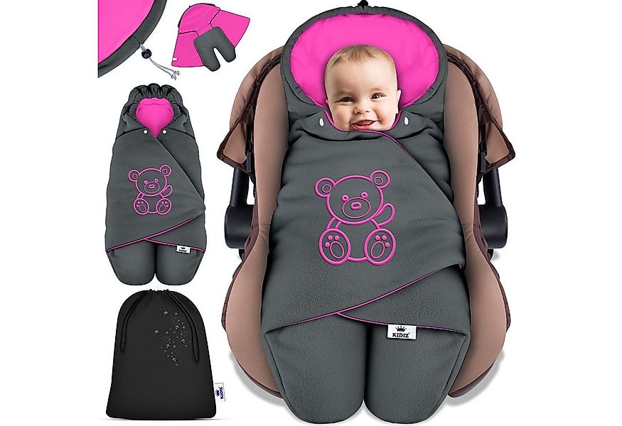 KIDIZ Deckenschlafsack, Baby Einschlagdecke mit Tasche für Winter & Herbst günstig online kaufen