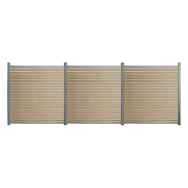 HOME DELUXE Sichtschutzelement WPC Sichtschutzzaun ALIRA, günstig online kaufen