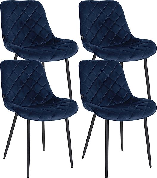 CLP Esszimmerstuhl Springs (4er Set), gesteppte günstig online kaufen