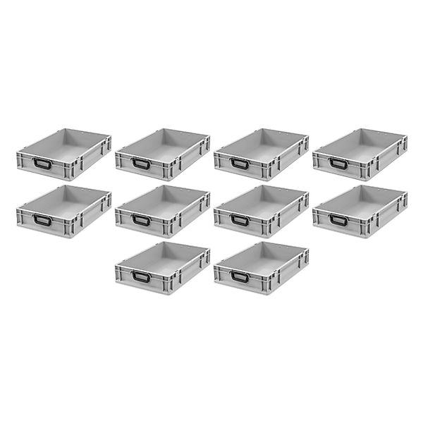 PROREGAL Spar Set 10x Eurobox Nextgen Portable Duo HxBxT 12 x 40 x 60 cm 23 günstig online kaufen