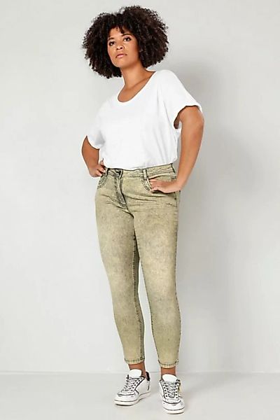 Angel of Style Regular-fit-Jeans 7/8-Jeans Slim Fit Colordenim Vintage-Look günstig online kaufen