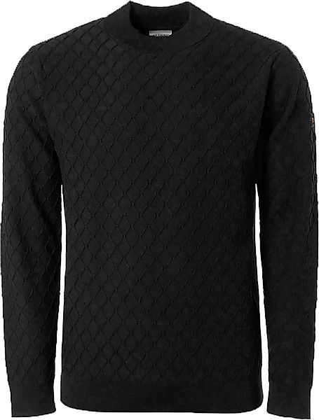 No Excess Pullover Jacquard Knitted Schwarz - Größe XXL günstig online kaufen