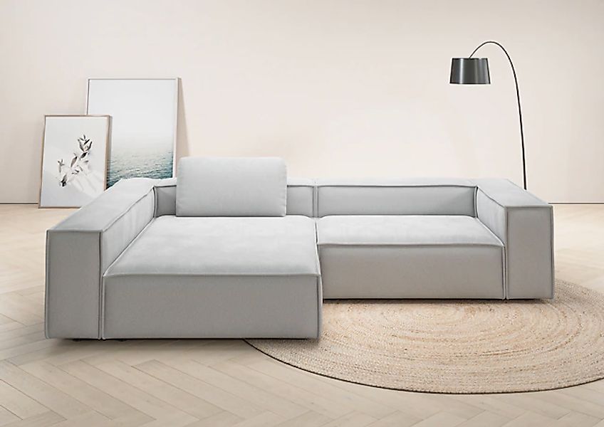 PLACES OF STYLE Ecksofa »Watertown, moderne XXL L-Form, 306 cm breit« Komfo günstig online kaufen