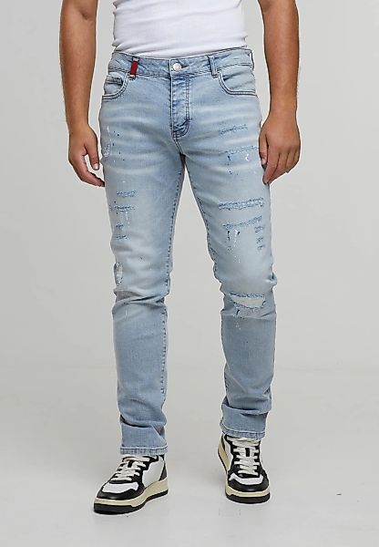 2Y Premium Bequeme Jeans "2Y Premium 2Y LEONARDO RIPPED SLIM FIT JEANS" günstig online kaufen