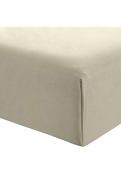 MELA Spannbettlaken Unisex Perkal Spannbetttuch KASOL, günstig online kaufen