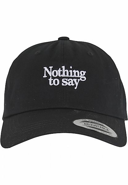 MisterTee Snapback Cap "MisterTee Nothing To Say Wooly Combed Cap" günstig online kaufen
