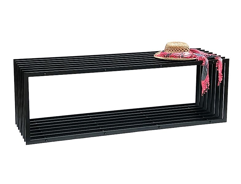 DanDiBo Gartenbank Metall Schwarz Wetterfest Massiv günstig online kaufen