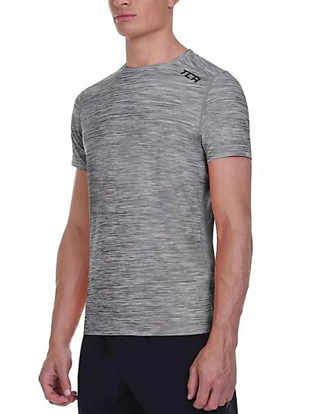 TCA T-Shirt TCA Herren Galaxy Laufshirt - Hellgrau (1-tlg) günstig online kaufen