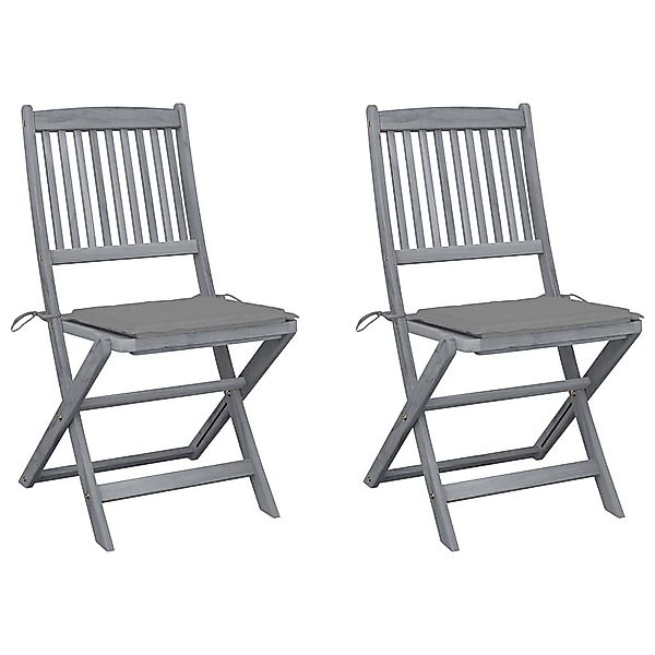 vidaXL Gartenstuhl Klappbare Gartenstühle 2 Stk. günstig online kaufen
