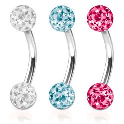 viva-adorno Augenbrauenpiercing Piercing Banane Kristall Ferido günstig online kaufen