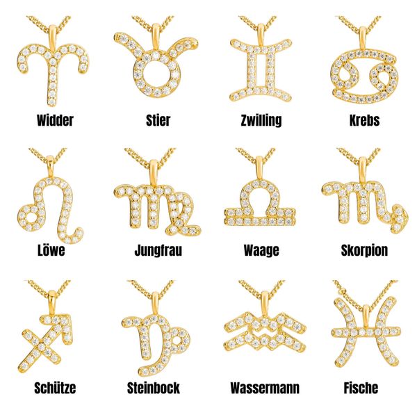 Brandlinger Kette mit Anhänger Sternzeichenkette, Silber günstig online kaufen