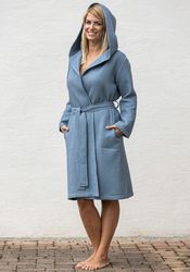 framsohn frottier Damenbademantel Wasffelpiqué, Kurzform, Baumwolle, günstig online kaufen