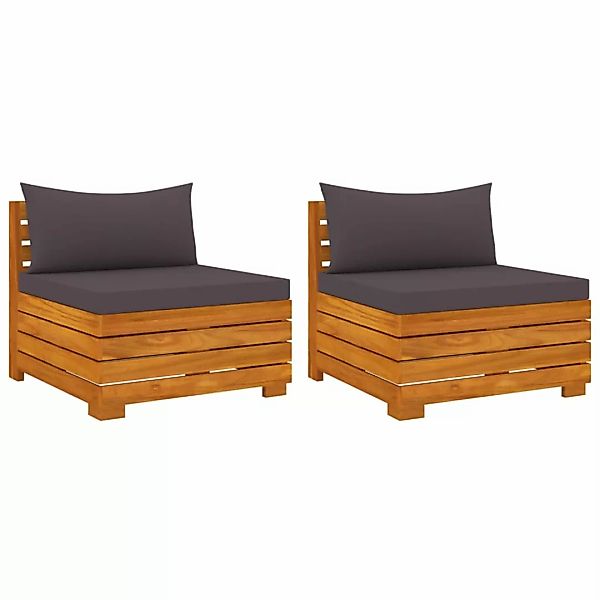 2-sitzer-gartensofa Mit Kissen Massivholz Akazie günstig online kaufen