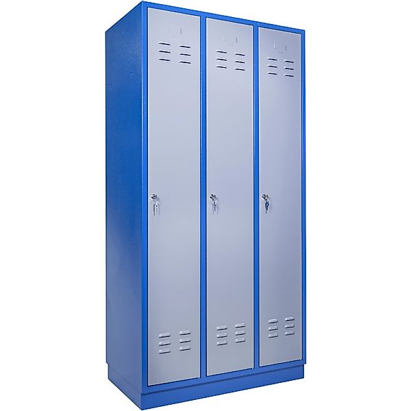 Güde Garderobenschrank TYP GS 3 Grau-Blau günstig online kaufen