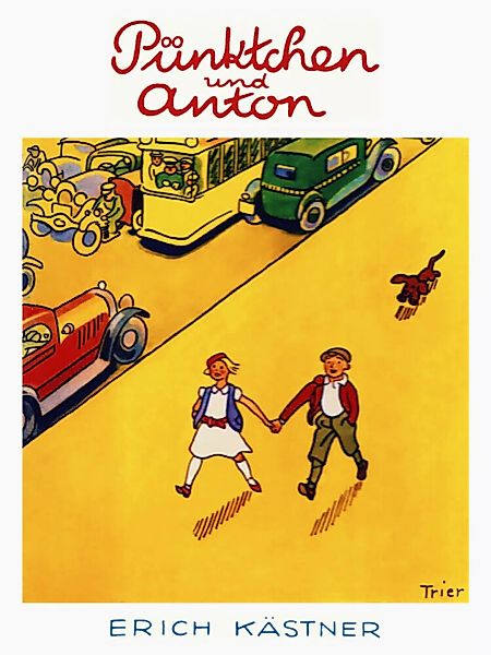Poster / Leinwandbild - Pünktchen Und Anton - Buchcover günstig online kaufen